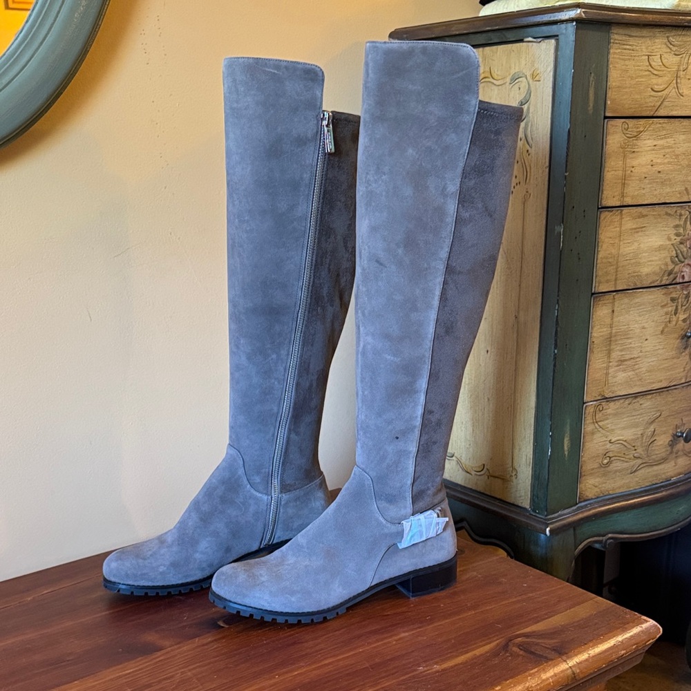 Michael Kors Gray Over the Knee Boots